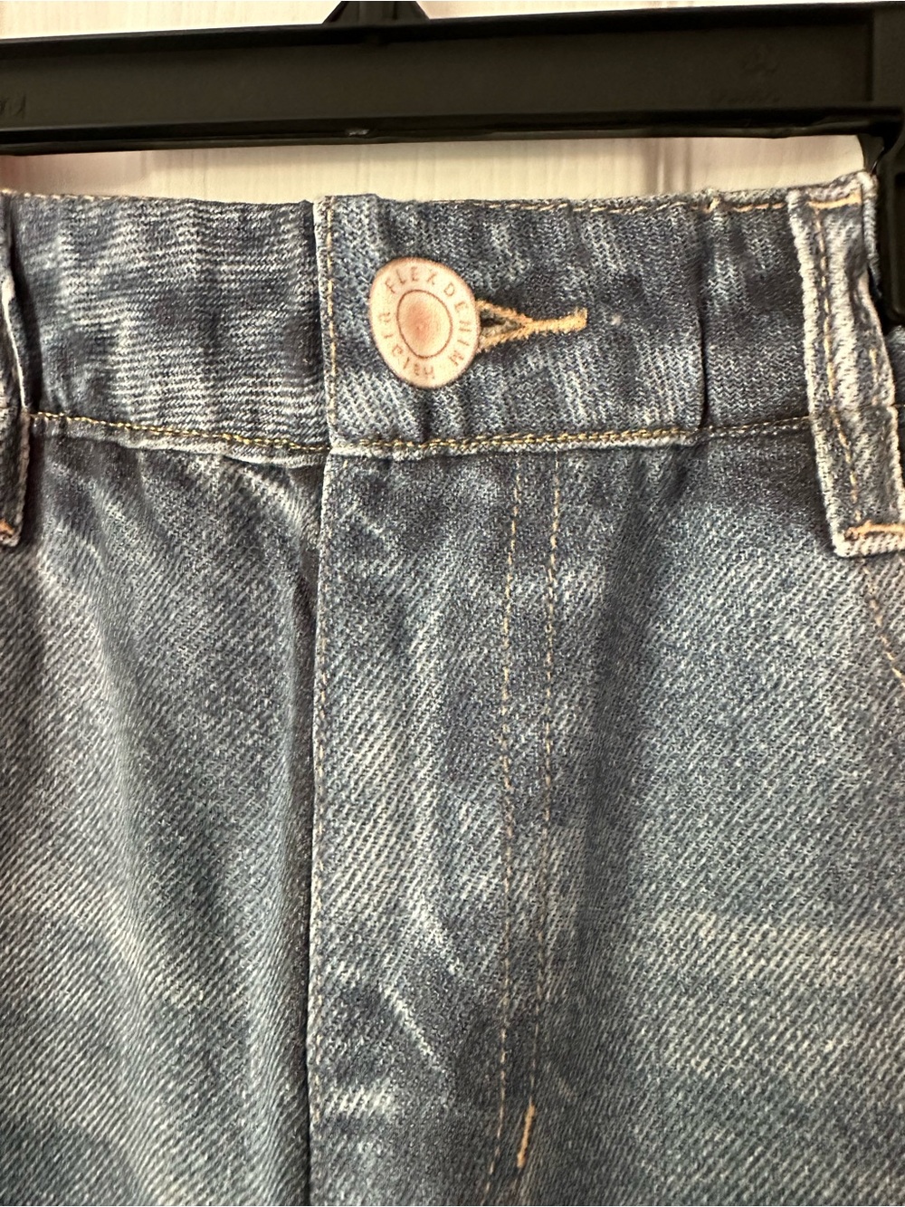HALARA Mid Rise Denim Print French Terry Casual Sweatpants Jeans with Pockets M - Picture 9 of 9